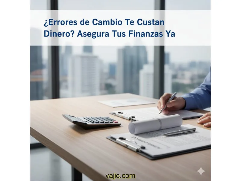 Ilustración para la guía de ¿Errores de Cambio Te Cuestan Dinero? Asegura Tus Finanzas Ya