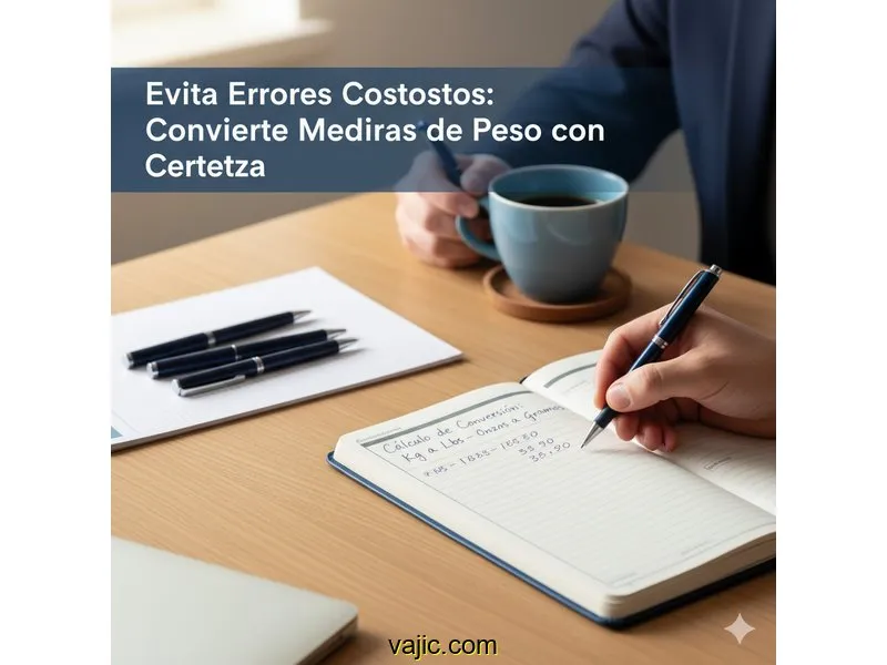 Ilustración para la guía de Evita Errores Costosos: Convierte Medidas de Peso con Certeza