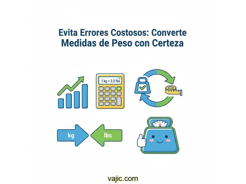 Evita Errores Costosos: Convierte Medidas de Peso con Certeza