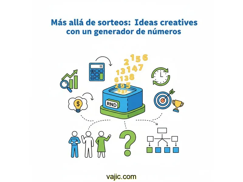 Más allá de sorteos: Ideas creativas con un generador de números