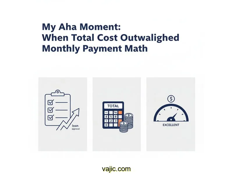 My Aha Moment: When Total Cost Outweighed Monthly Payment Math