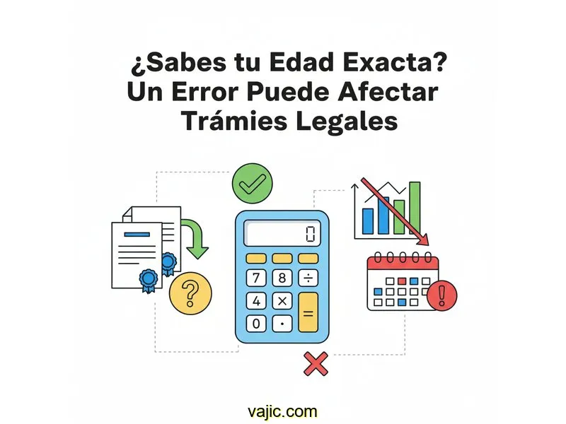 ¿Sabes tu Edad Exacta? Un Error Puede Afectar Trámites Legales