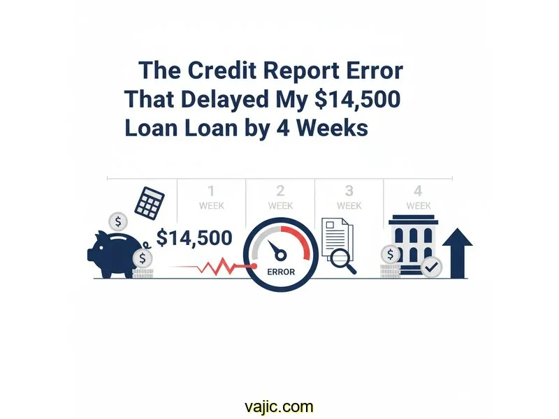 The Credit Report Error That Delayed My 14 500 Loan By 4 Weeks