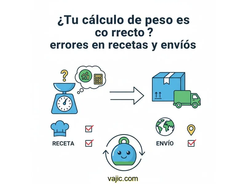 ¿Tu cálculo de peso es correcto? Evita errores en recetas y envíos