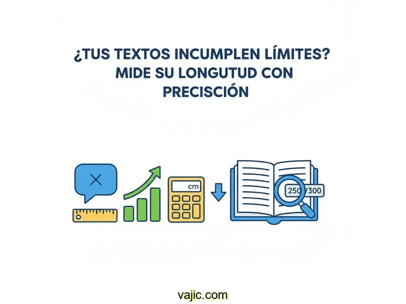 ¿Tus Textos Incumplen Límites? Mide su Longitud con Precisión