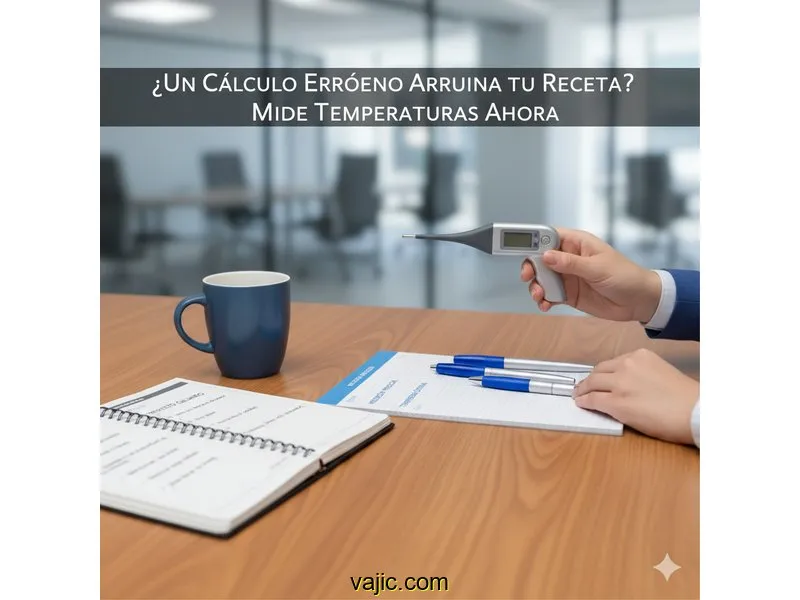 Ilustración para la guía de ¿Un Cálculo Erróneo Arruina tu Receta? Mide Temperaturas Ahora