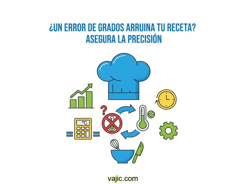 ¿Un Error de Grados Arruina tu Receta? Asegura la Precisión