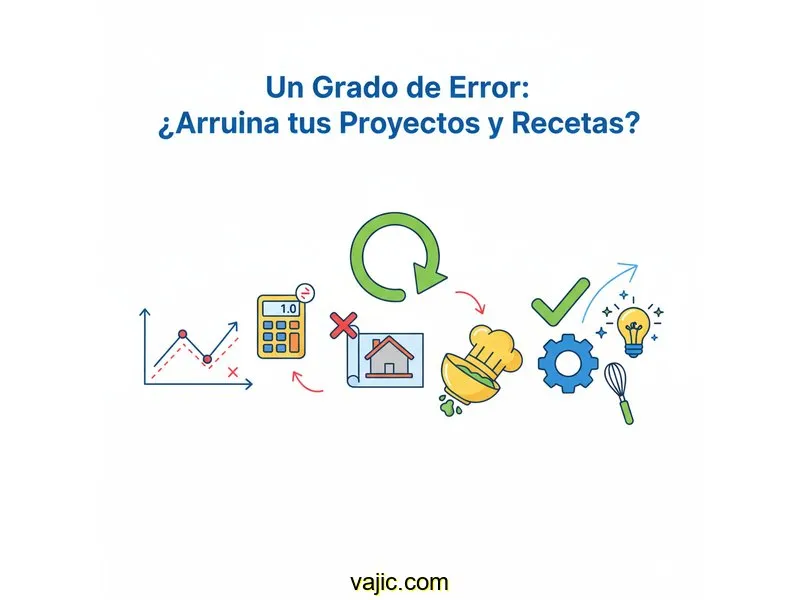 Un Grado de Error: ¿Arruina tus Proyectos y Recetas?