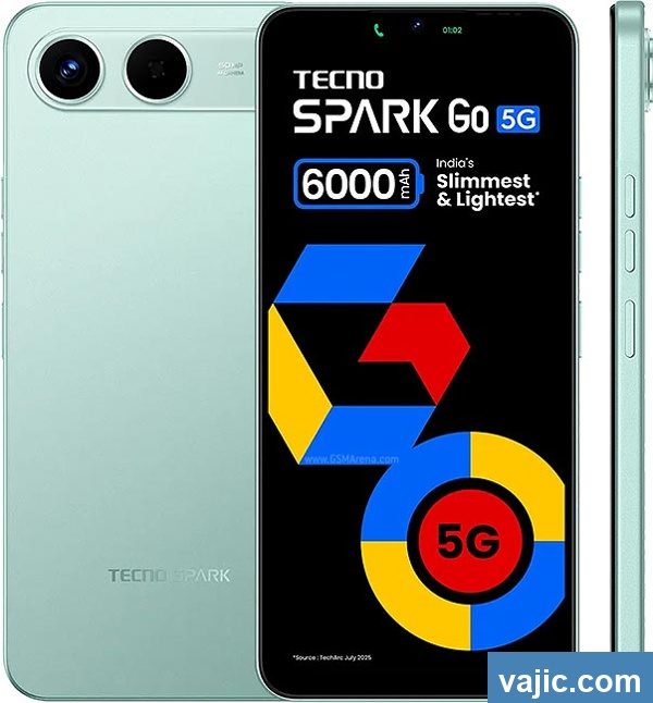 Tecno Spark Go: Úžasná 6000 mAh batéria za 100 €